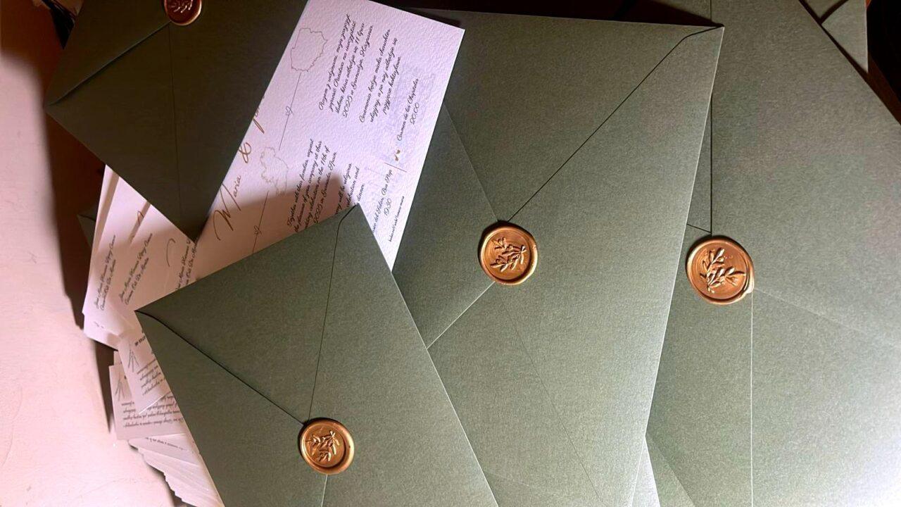 Papelería para una boda internacional en Granada