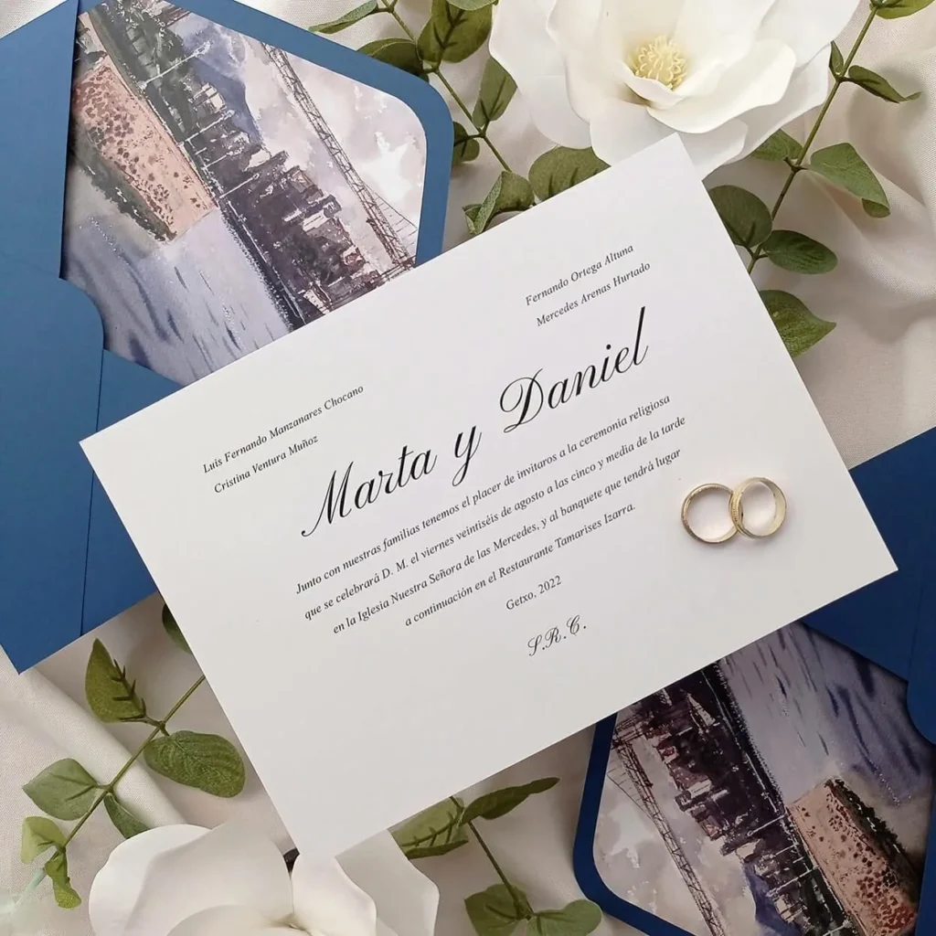 Chiara: Personaliza tu invitación de boda con un toque natural