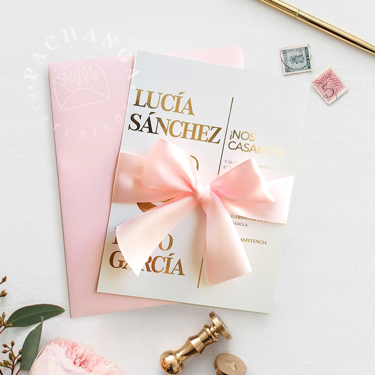 Invitación de boda Freesia