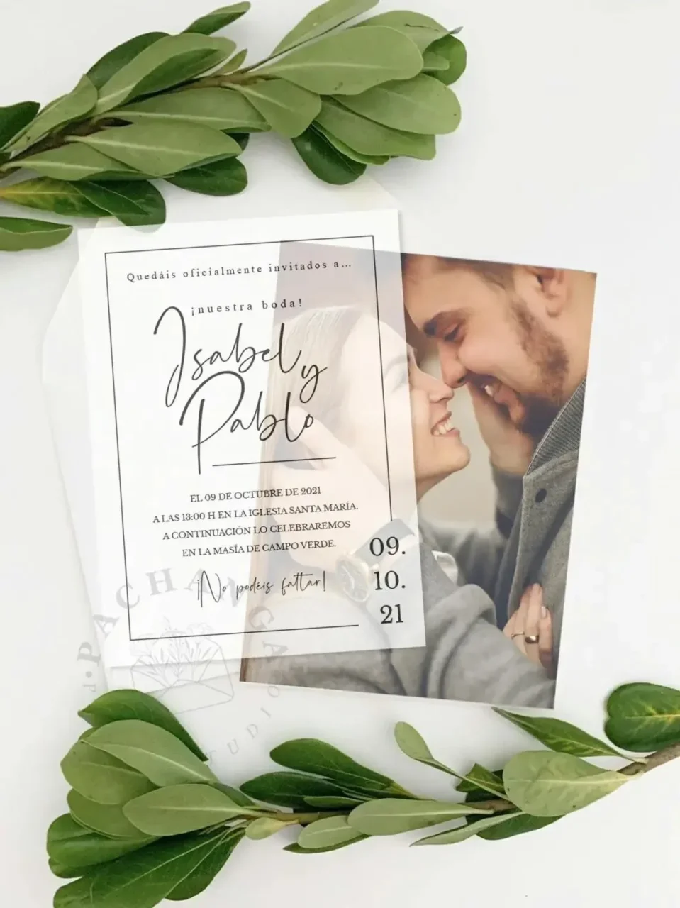 Invitación de boda Margarita