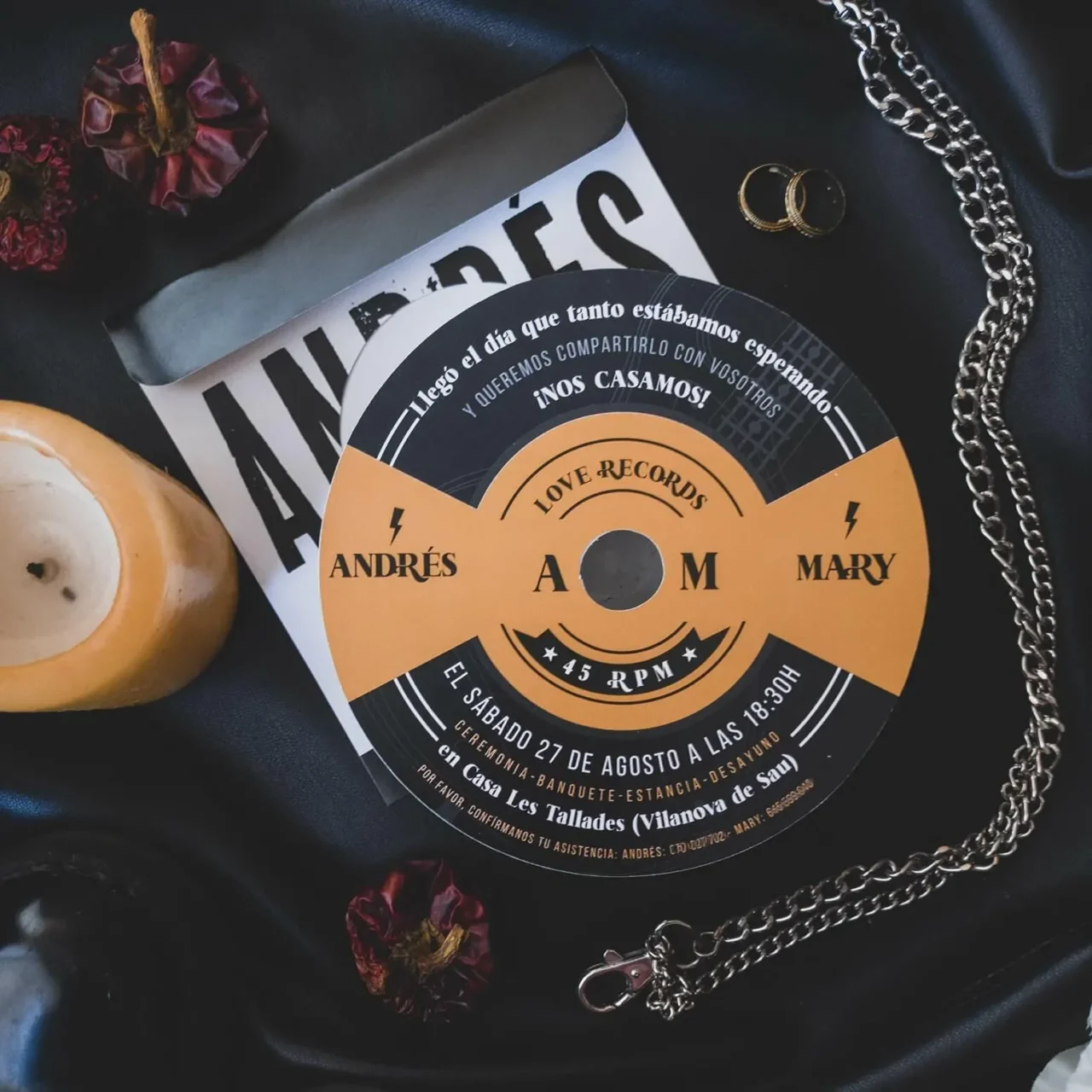 Invitación de boda We Will Rock You