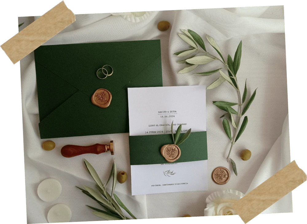 Invitaciones de boda personalizadas
