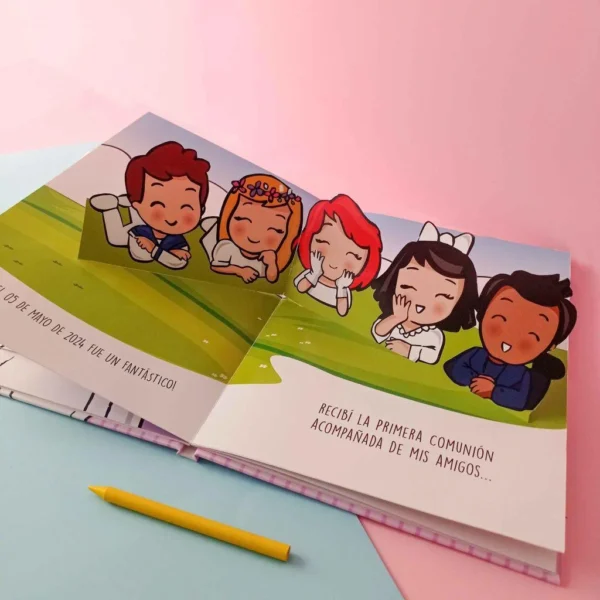 Libro de comunión pop-up: Un recuerdo para toda la vida