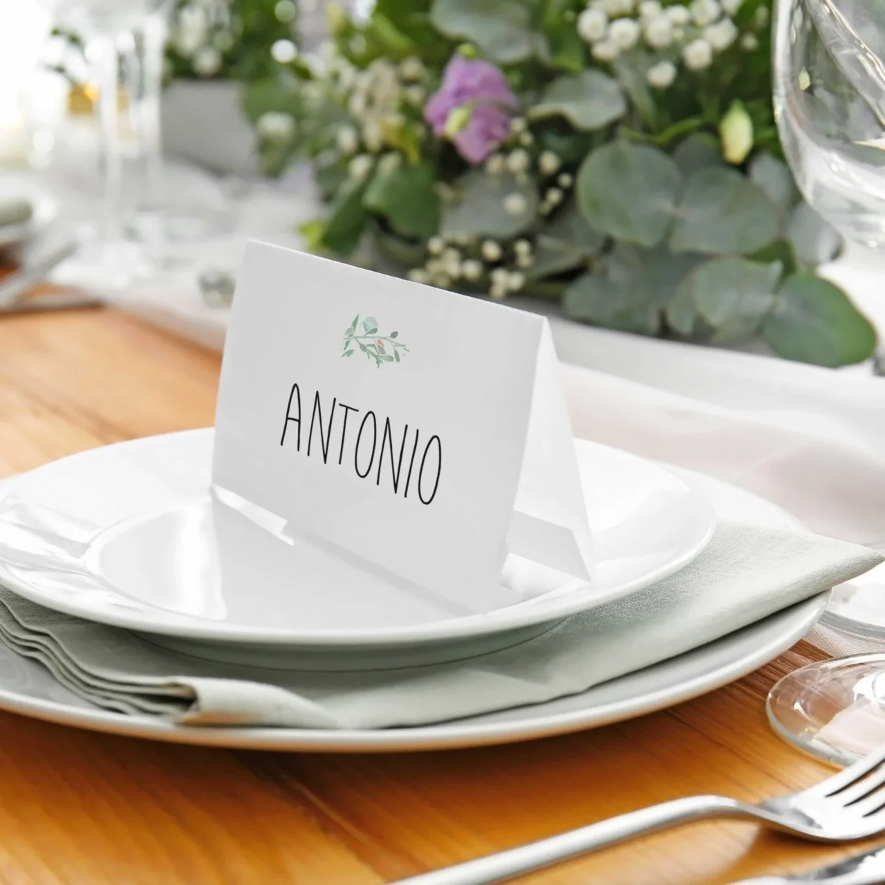 Marcasitios de boda personalizados