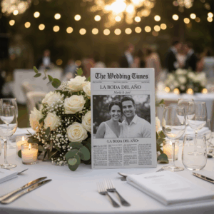 Periódico de Boda Personalizado
